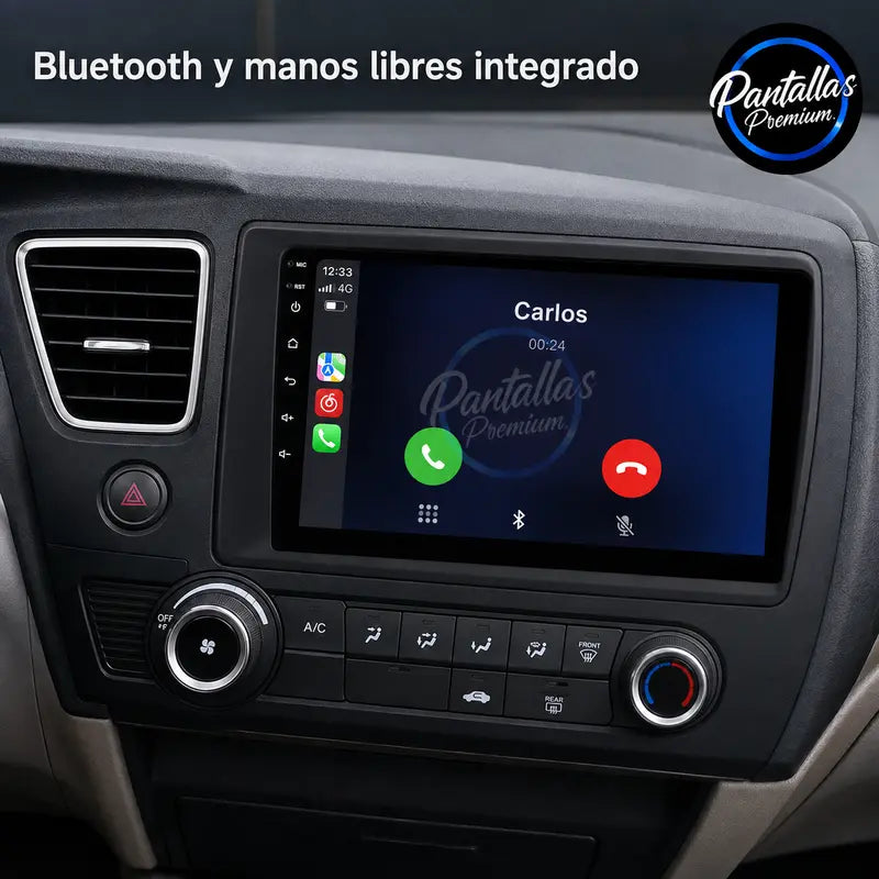 Radio pantalla CarPlay y Android Auto para Honda CIVIC Hatchback 2012-2017 - foto 7