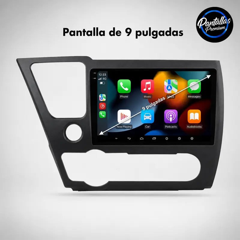 Radio pantalla CarPlay y Android Auto para Honda CIVIC Hatchback 2012-2017 - foto 11