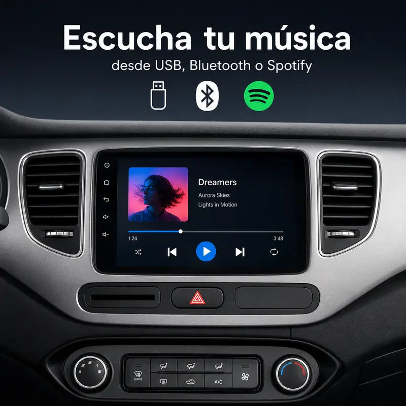 Radio pantalla CarPlay y Android Auto para KIA Carens 2013-2018 - foto 9