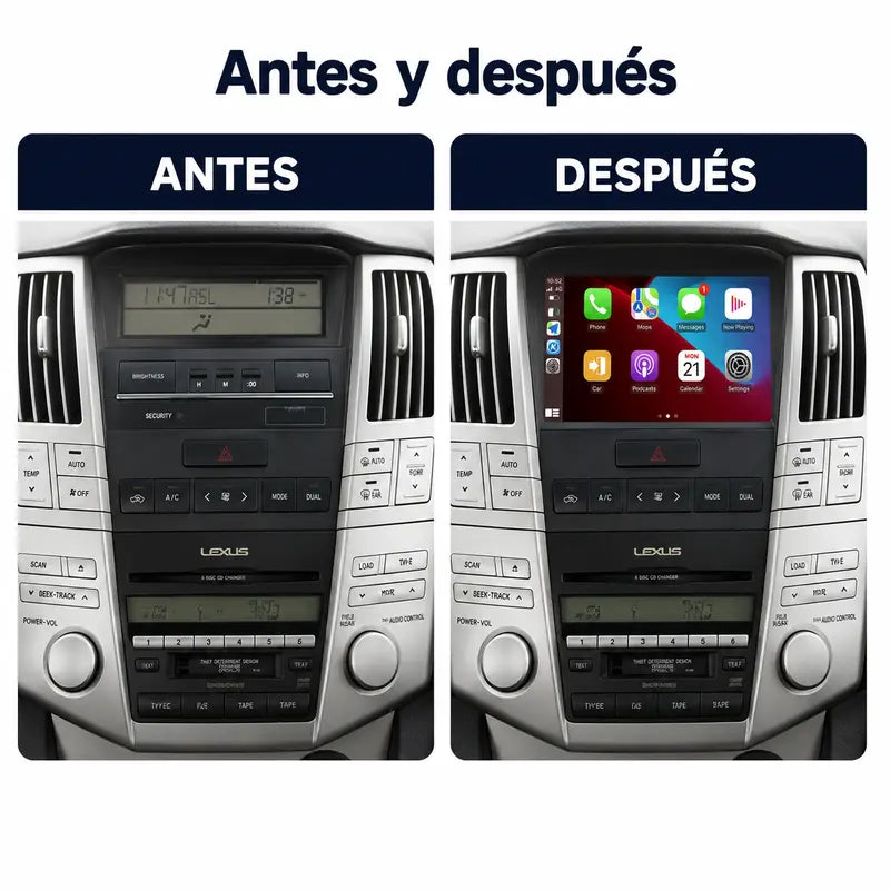 Radio pantalla CarPlay y Android Auto para Lexus RX300 - foto 2