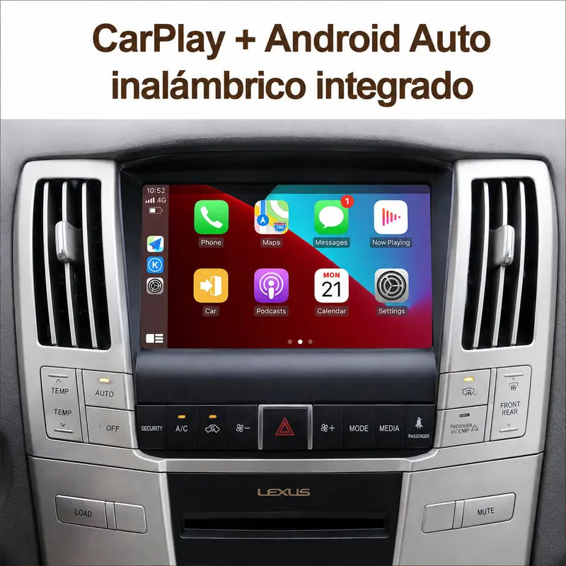 Radio pantalla CarPlay y Android Auto para Lexus RX300 - foto 3