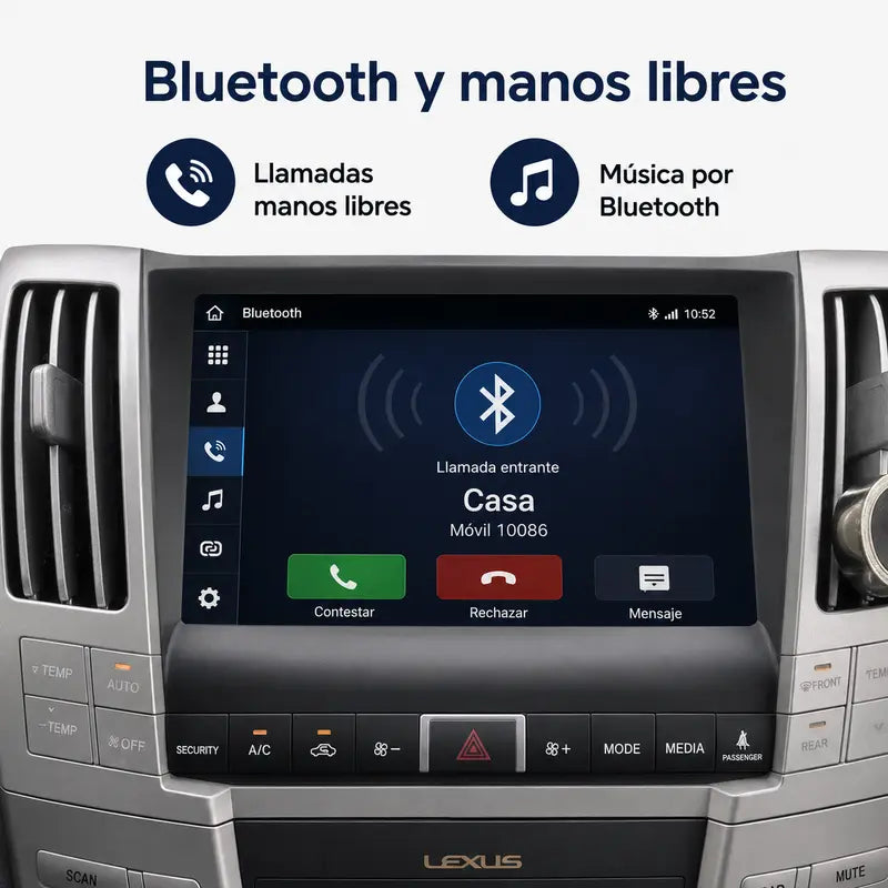 Radio pantalla CarPlay y Android Auto para Lexus RX300 - foto 7