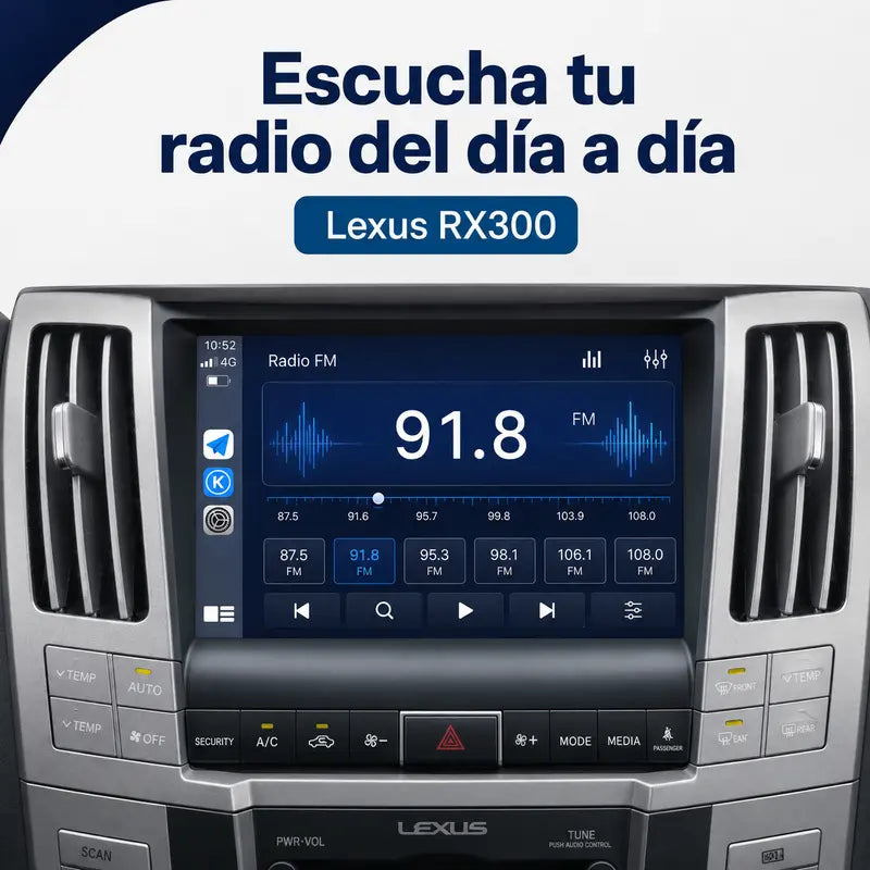 Radio pantalla CarPlay y Android Auto para Lexus RX300 - foto 8