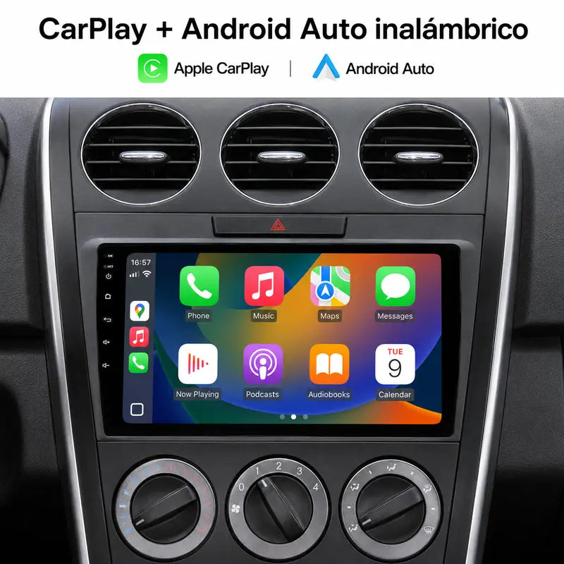Radio pantalla CarPlay y Android Auto para Mazda CX7 2008-2015 - foto 3