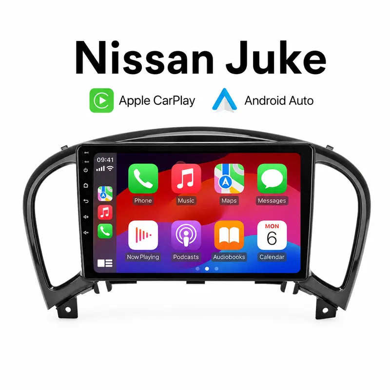 Radio pantalla CarPlay y Android Auto para Nissan Juke con cámara