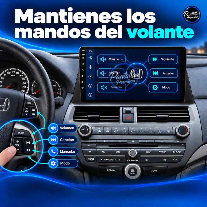 Honda Accord 8 — Mantienes los mandos del volante
