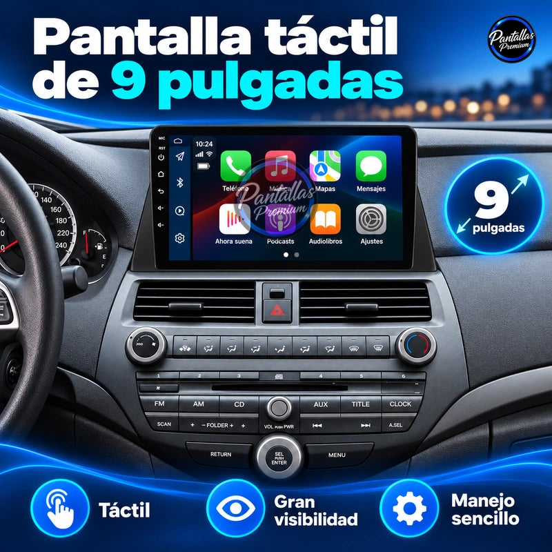 Honda Accord 8 — Pantalla táctil de 9 pulgadas