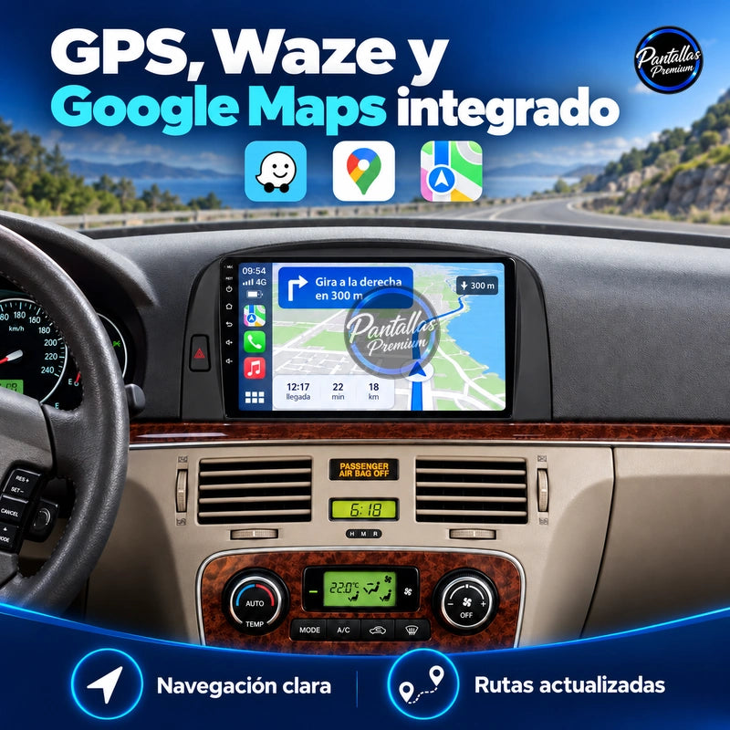 Hyundai Sonata 2004–2008 — GPS, Waze y Google Maps