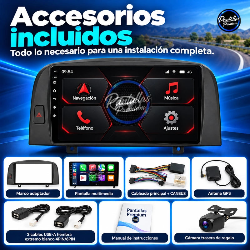 Hyundai Sonata 2004–2008 — Accesorios incluidos
