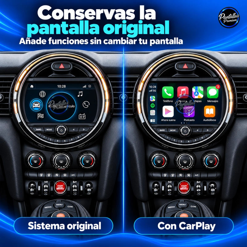 MINI Cooper — Conservas la pantalla original