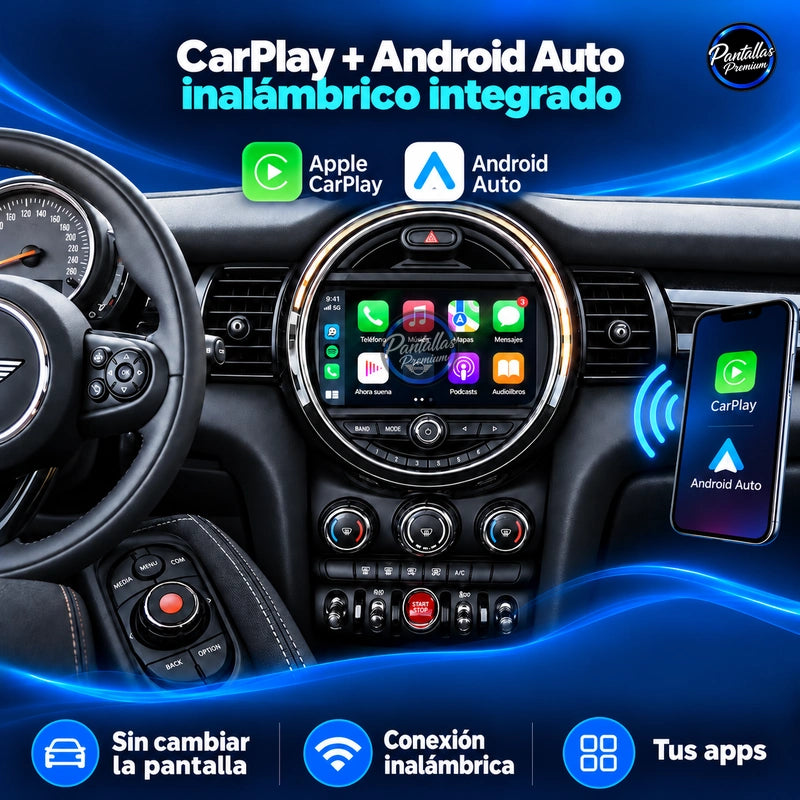 MINI Cooper — CarPlay y Android Auto