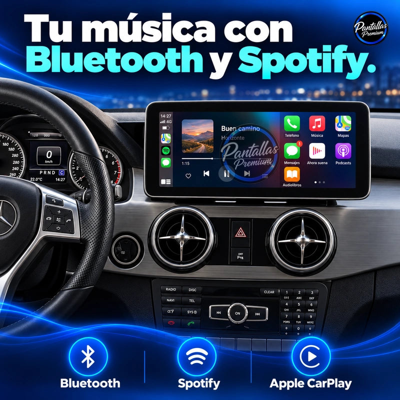 Mercedes-Benz GLK X204 — Tu música con Bluetooth y Spotify