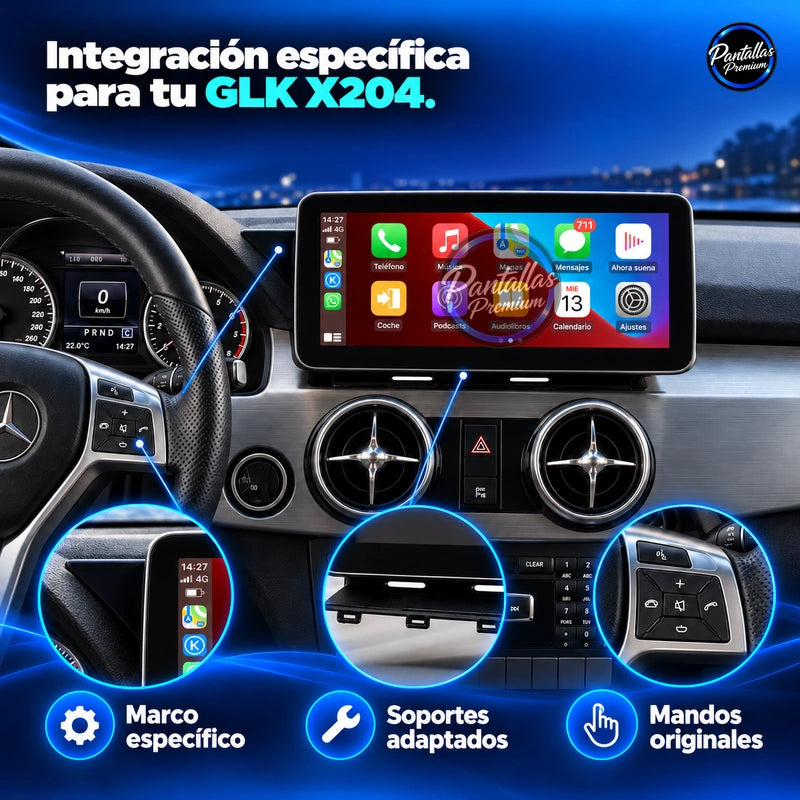 Mercedes-Benz GLK X204 — Integración específica para tu GLK X204