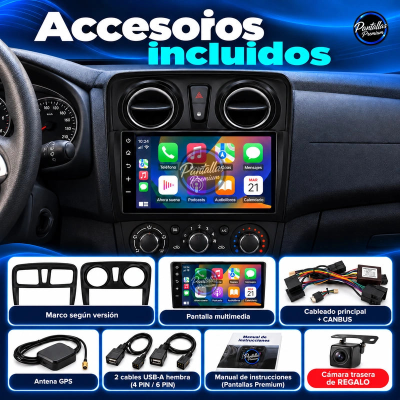 Renault Logan 2 / Dacia Sandero 2 — Accesorios incluidos