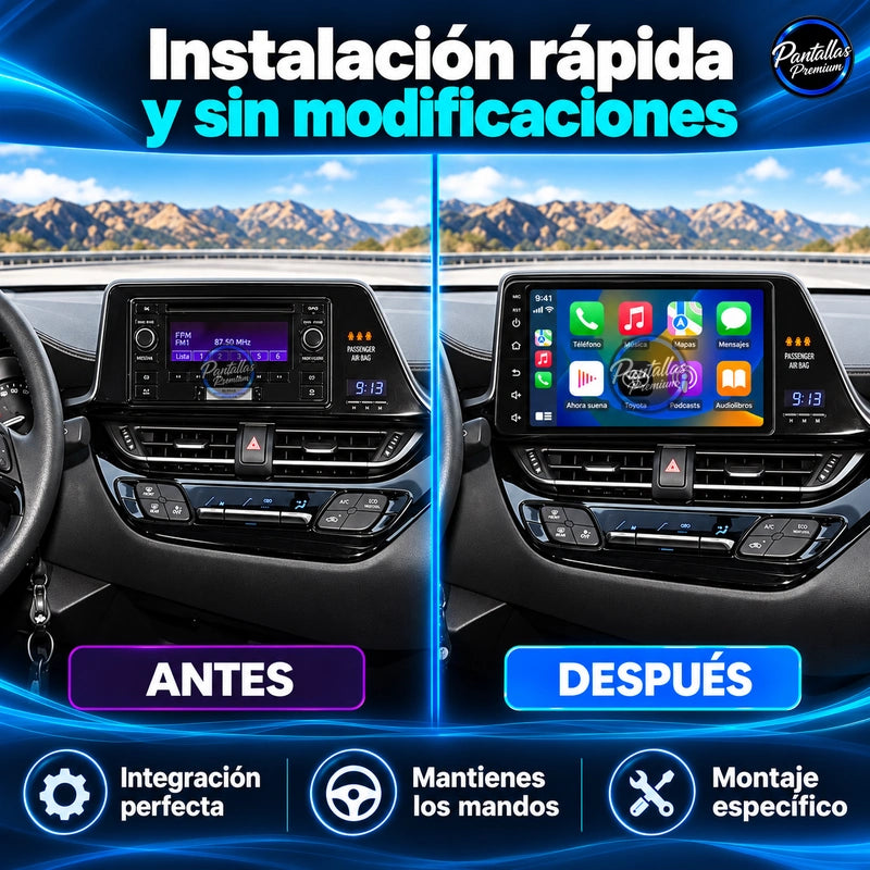 Toyota C-HR 2016–2020 — Antes y después