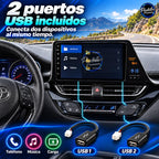Toyota C-HR 2016–2020 — Dos puertos USB incluidos