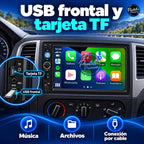 Universal 2 DIN — USB frontal y tarjeta TF