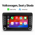 Radio pantalla CarPlay y Android Auto para Volkswagen, Seat y Skoda
