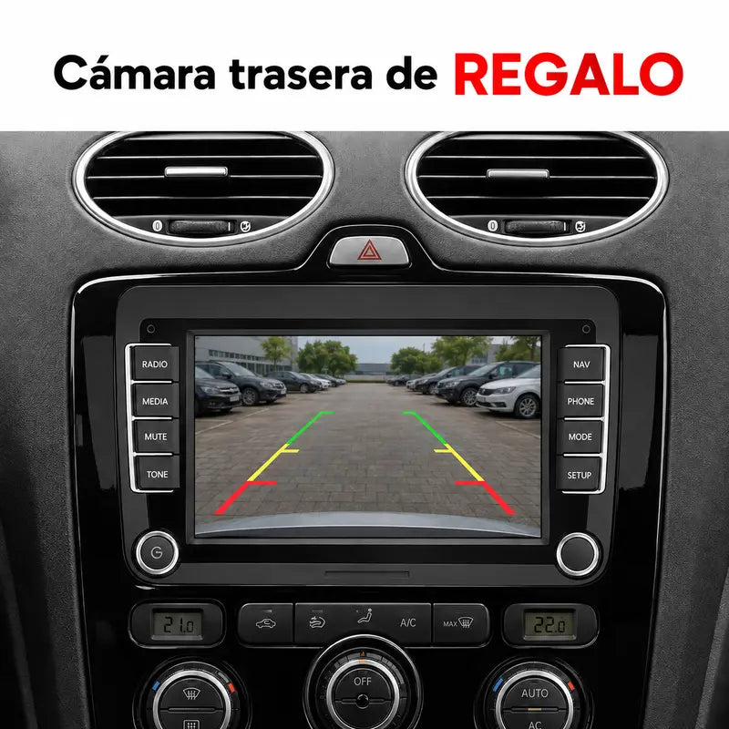 Radio pantalla CarPlay y Android Auto para Volkswagen, Seat y Skoda - foto 4