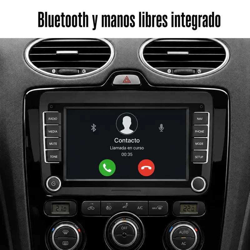 Radio pantalla CarPlay y Android Auto para Volkswagen, Seat y Skoda - foto 9