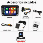 Radio pantalla CarPlay y Android Auto para Volkswagen, Seat y Skoda - foto 12