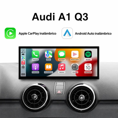 Radio pantalla CarPlay y Android Auto para Audi A1 Audi Q3 Linux 2011-2019