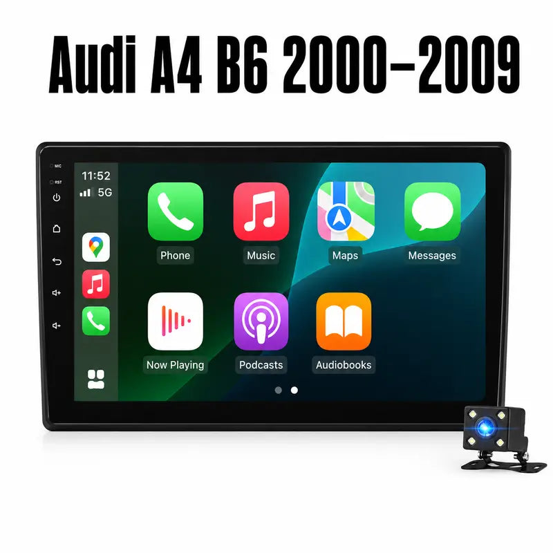 Radio pantalla CarPlay y Android Auto para Audi A4 Seat Exeo