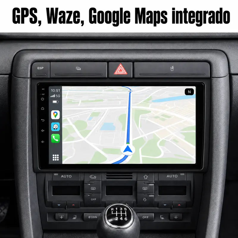 Radio pantalla CarPlay y Android Auto para Audi A4 Seat Exeo - foto 4