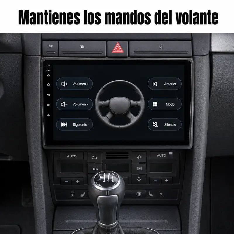 Radio pantalla CarPlay y Android Auto para Audi A4 Seat Exeo - foto 6