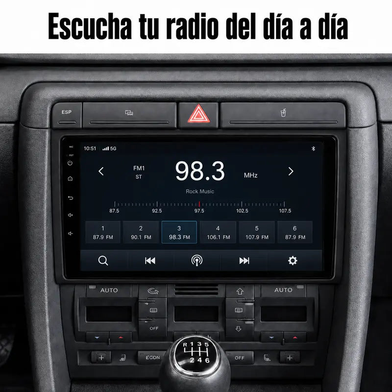 Radio pantalla CarPlay y Android Auto para Audi A4 Seat Exeo - foto 8