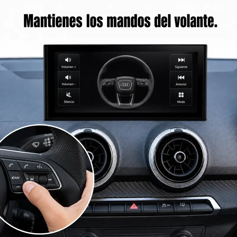 Radio pantalla CarPlay y Android Auto para Audi Q2 Linux 2016-2021 - foto 6