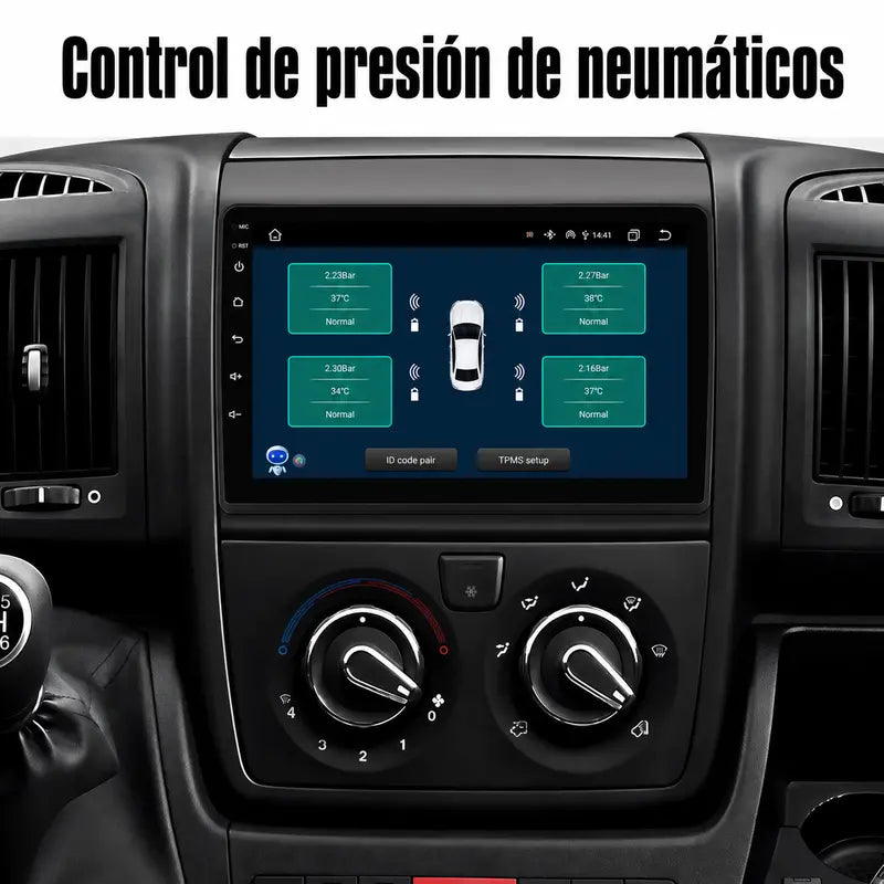 Radio pantalla CarPlay y Android Auto para Fiat Ducato Citroen Jumper Peugeot Boxer - foto 3