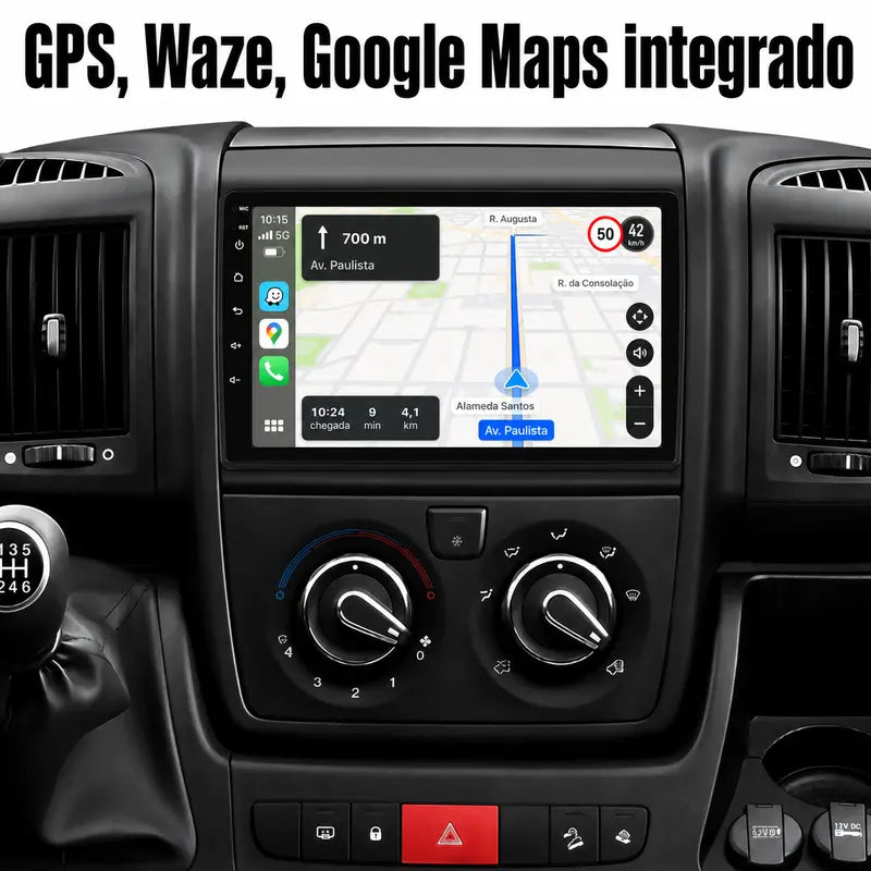 Radio pantalla CarPlay y Android Auto para Fiat Ducato Citroen Jumper Peugeot Boxer - foto 4