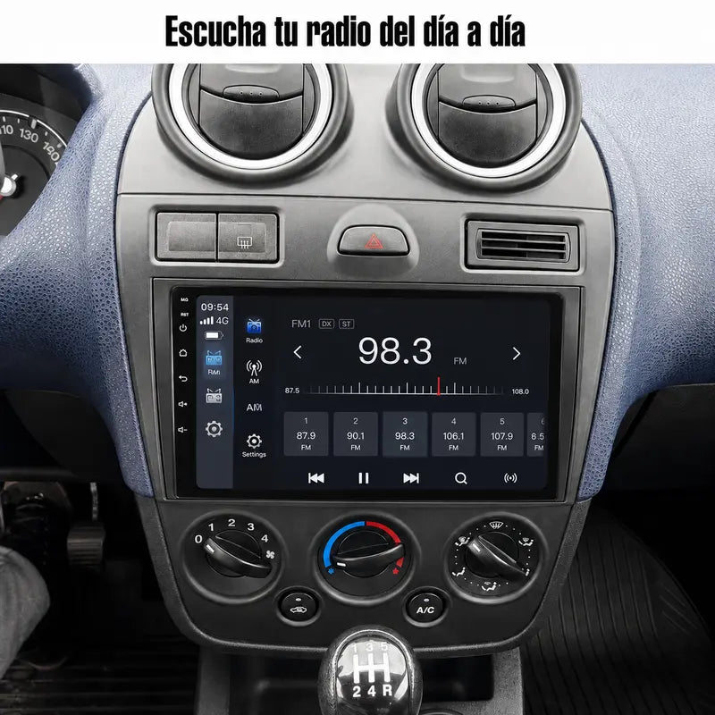 Radio pantalla CarPlay y Android Auto para Ford Fiesta MK VI 5 MK5 2002-2008 - foto 5