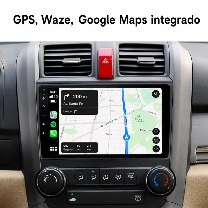 Radio pantalla CarPlay y Android Auto para Honda CRV 1 2007-2011 - foto 4