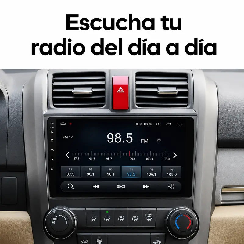 Radio pantalla CarPlay y Android Auto para Honda CRV 1 2007-2011 - foto 6