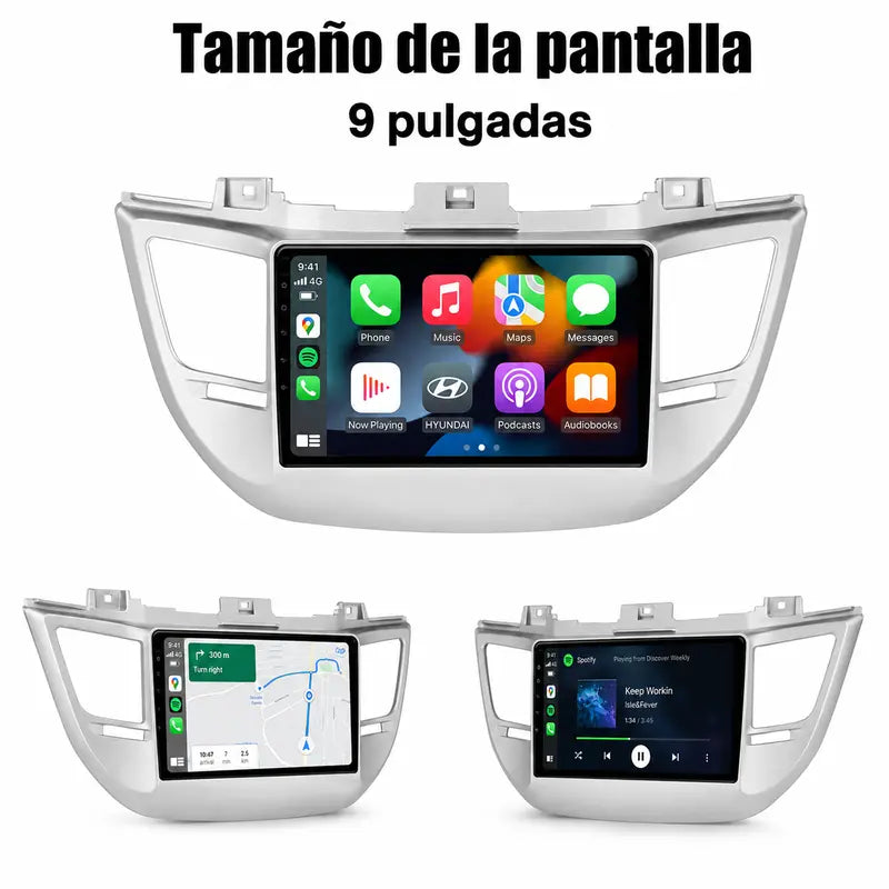 Radio pantalla CarPlay y Android Auto para Hyundai Ix35 Navegador - foto 11
