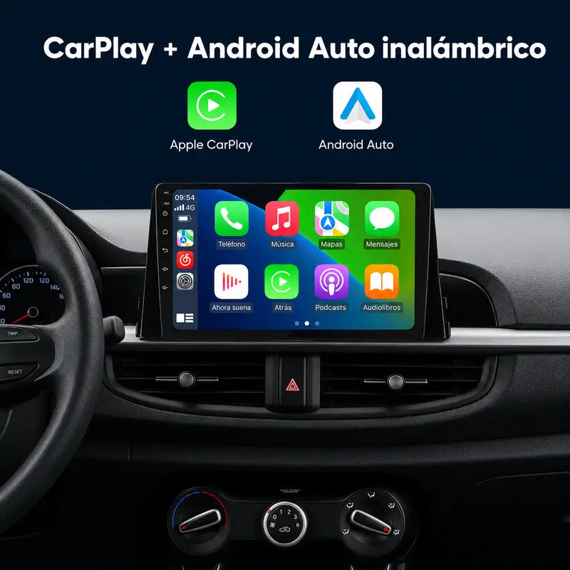 Radio pantalla CarPlay y Android Auto para KIA Morning Picanto 2011-2016 - foto 2
