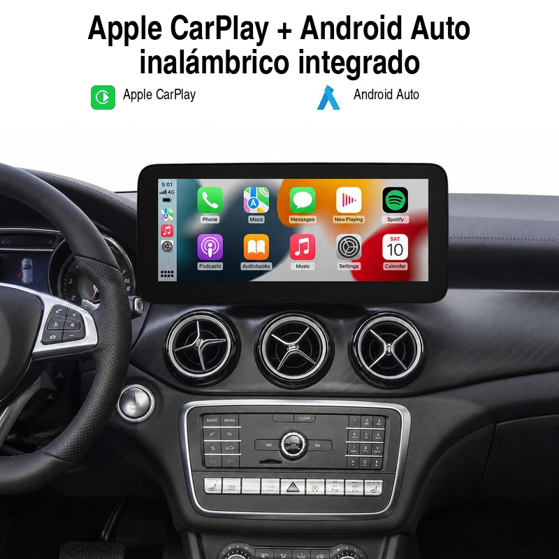 Radio pantalla CarPlay y Android Auto para Mercedes Benz GLA CLA GLC clase A W176 X156 C117 2012-2018 - foto 3