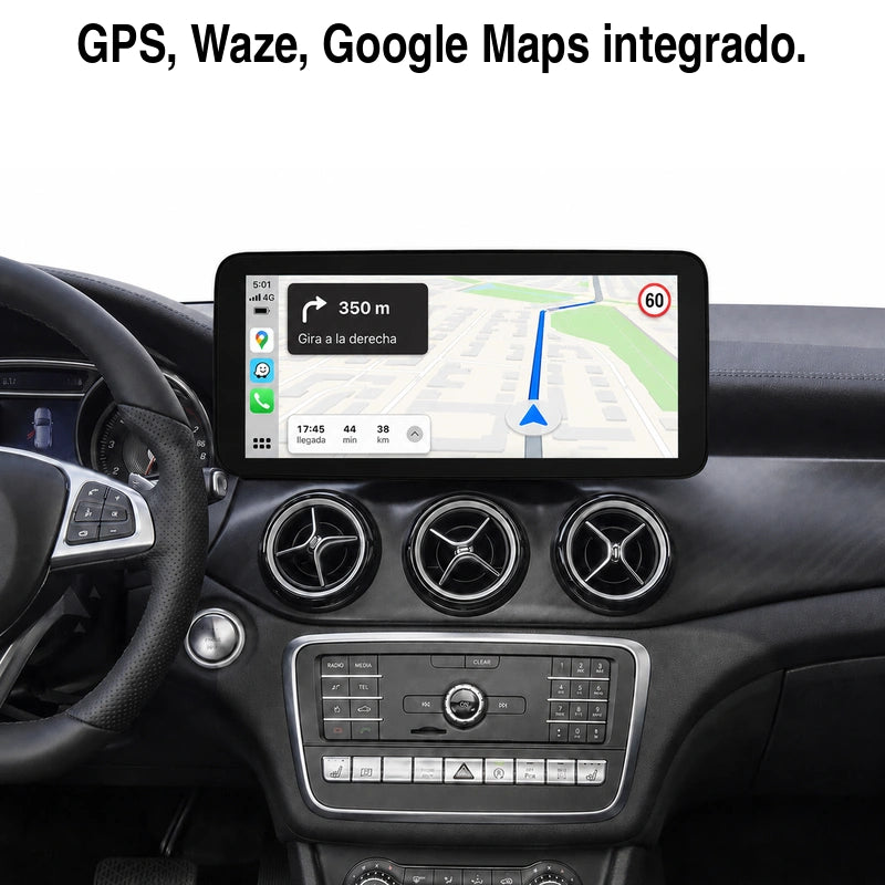 Radio pantalla CarPlay y Android Auto para Mercedes Benz GLA CLA GLC clase A W176 X156 C117 2012-2018 - foto 4