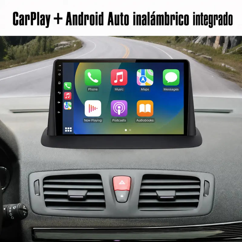 Radio pantalla CarPlay y Android Auto para Renault Megane 3 2008-2015 - foto 2