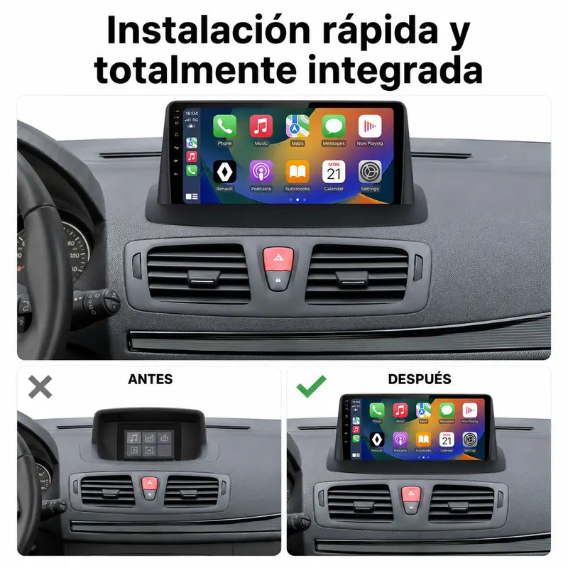 Radio pantalla CarPlay y Android Auto para Renault Megane 3 2008-2015 - foto 13