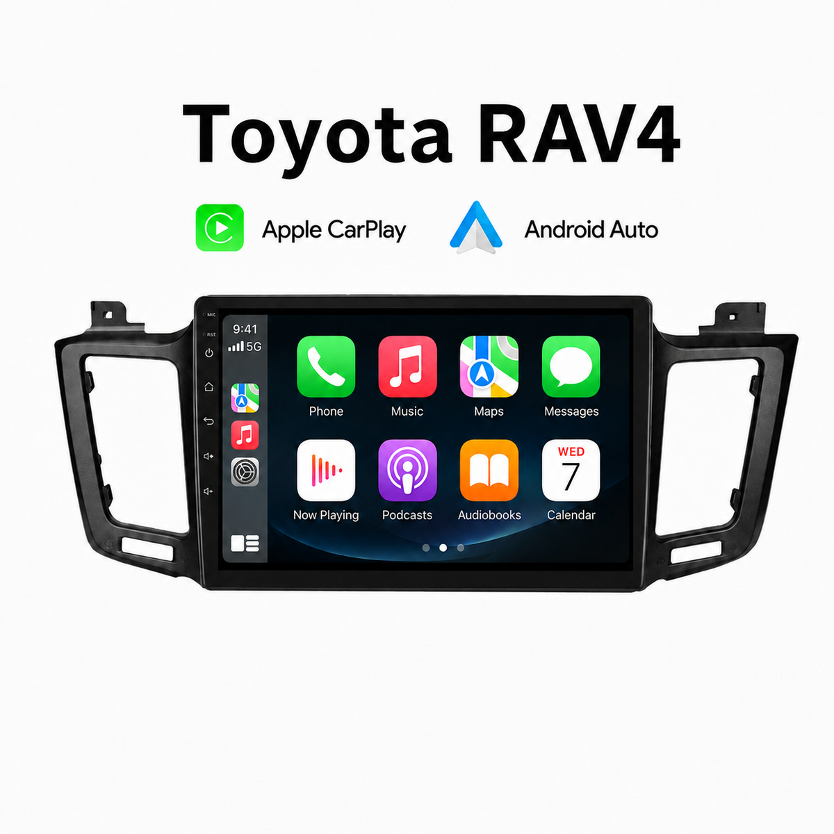 Radio pantalla CarPlay y Android Auto para Toyota RAV4 RAV 4 2012-2018