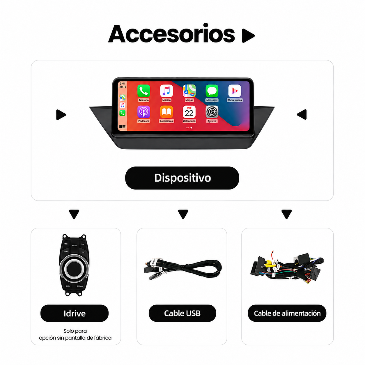 Radio pantalla CarPlay y Android Auto para BMW X1 E84 2008-2016 Linux - foto 10