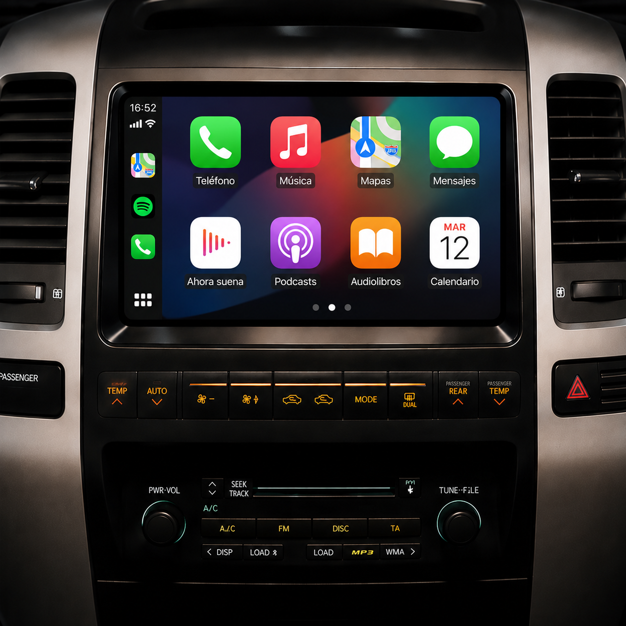 Autoradio Carplay für Toyota Prado 120 2004-2009