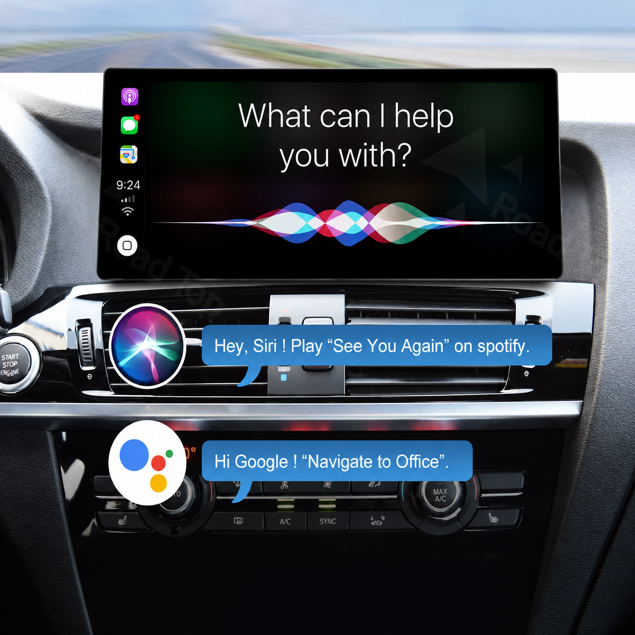 Radio Pantalla CarPlay y Android Auto para BMW X3 F25 X4 F26 2011-2022 Linux