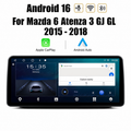 Radio Pantalla CarPlay y Android Auto para Mazda 3 Axela BM 2014-2019