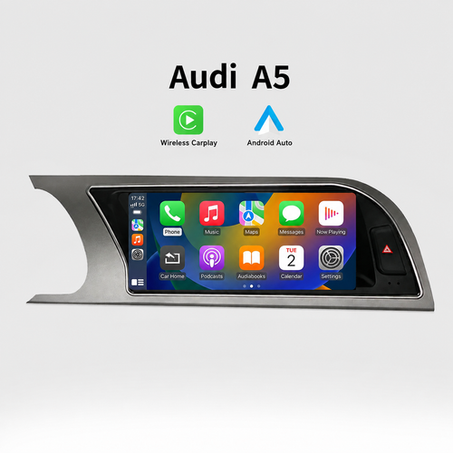 Radio pantalla CarPlay y Android Auto para Audi A5 2009-2016 Linux