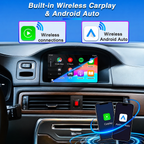 Radio Pantalla CarPlay y Android Auto para Volvo S80 V70 XC70 2011-2016