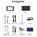 Radio Pantalla CarPlay y Android Auto para  Fiat Fiorino Qubo 2008-2017, Citroen Nemo 2008-2017, Peugeot Bipper 2008-2017